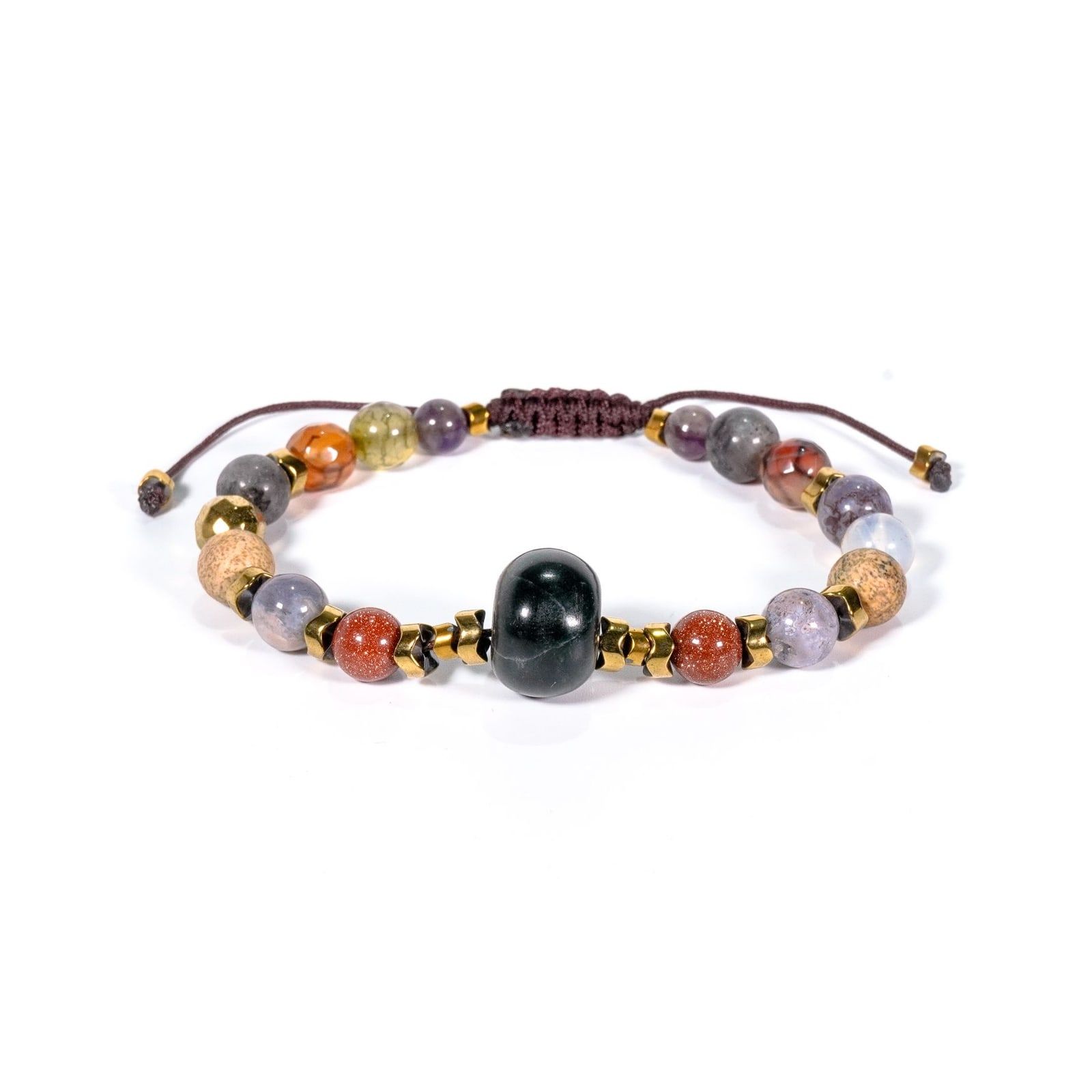 Pulsera Amatista y larvikita