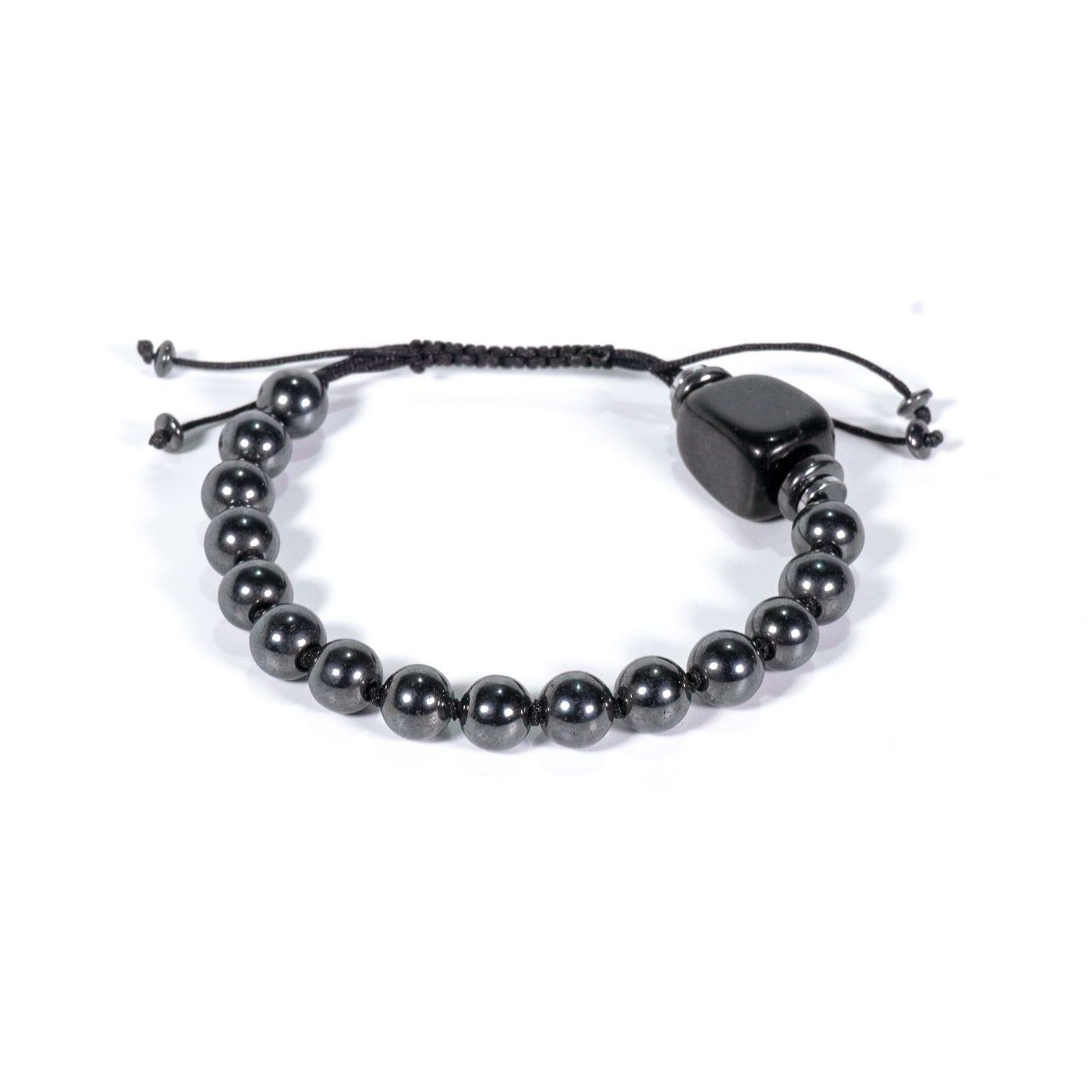 Pulsera Hematita gris