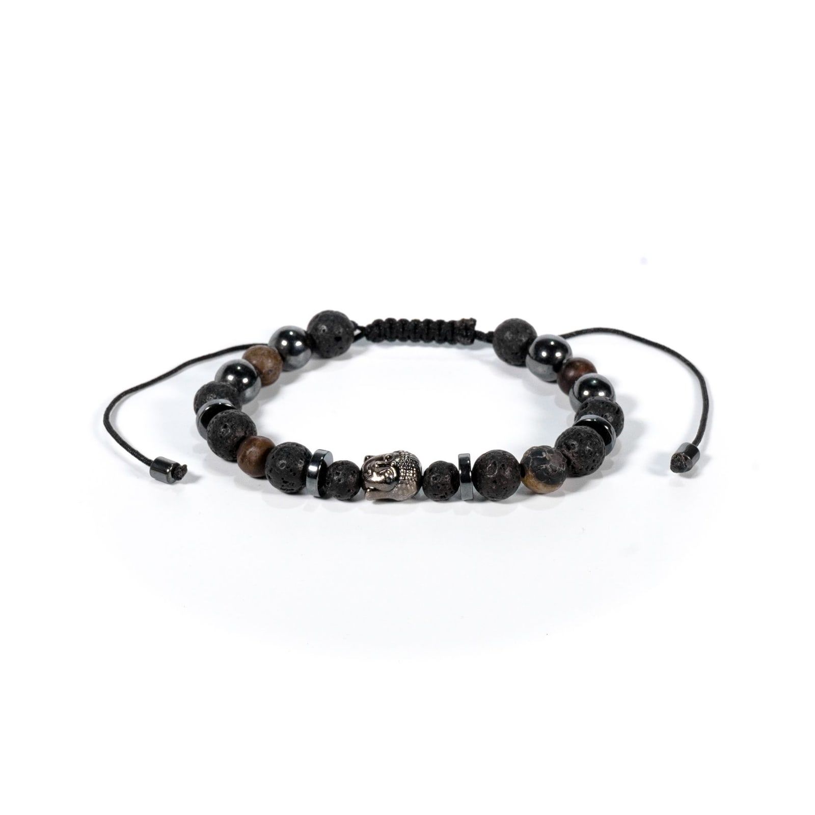 Pulsera Piedra volcánica negra